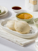 Steamed Idlis with Vegetable Sambar