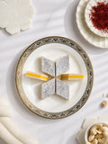 Layered Kaju Kesar Barfi