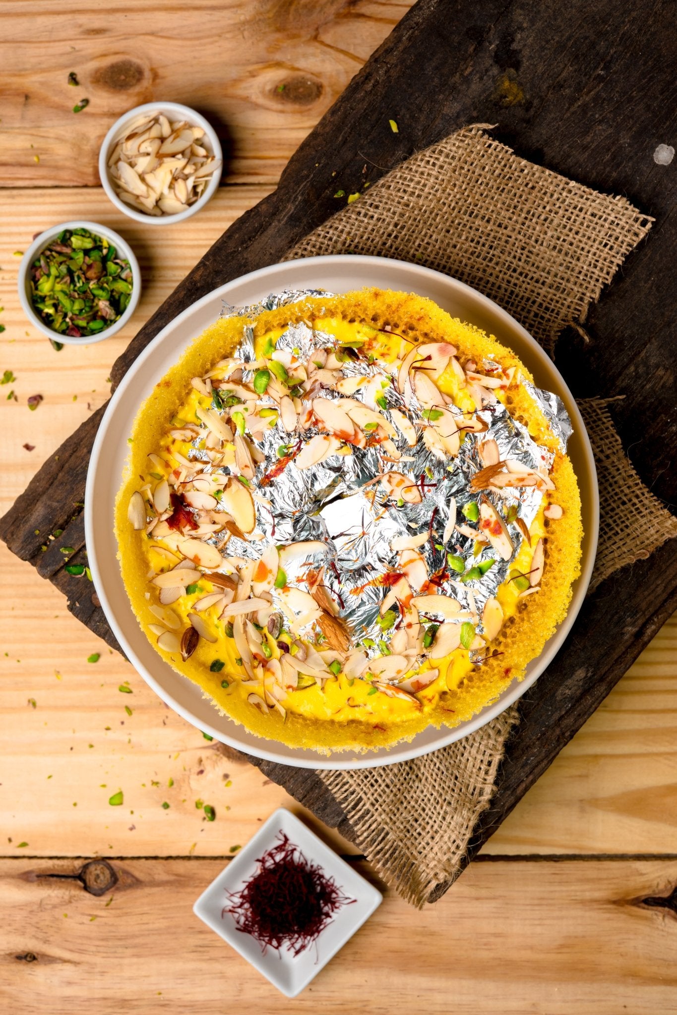Kesariya Ghewar - www.neelkanthsweets.com