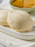 Steamed Idlis with Vegetable Sambar