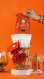 Cute Wooden Potli Dryfruit Basket