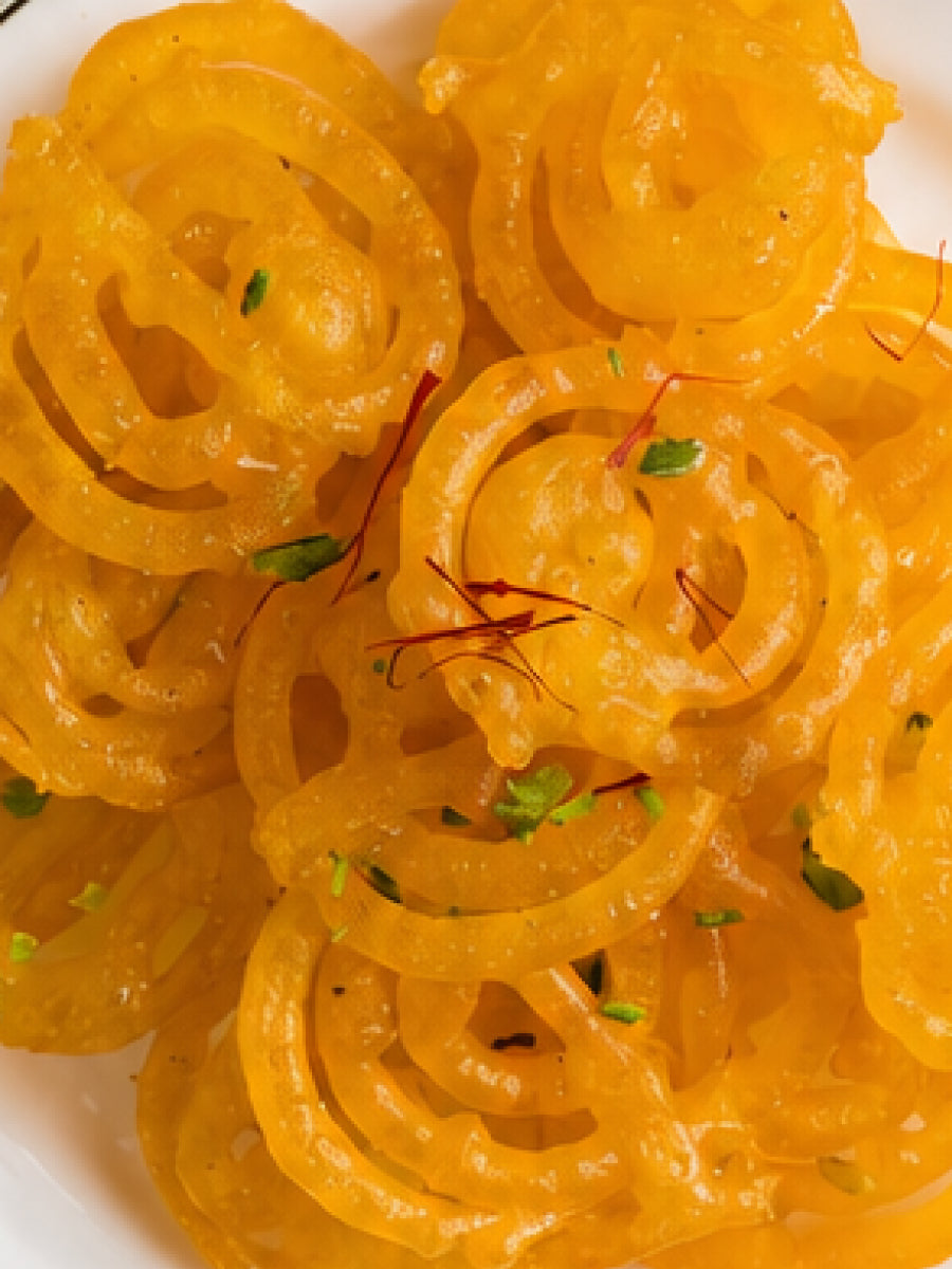 Thin-Crust Saffron Jalebi