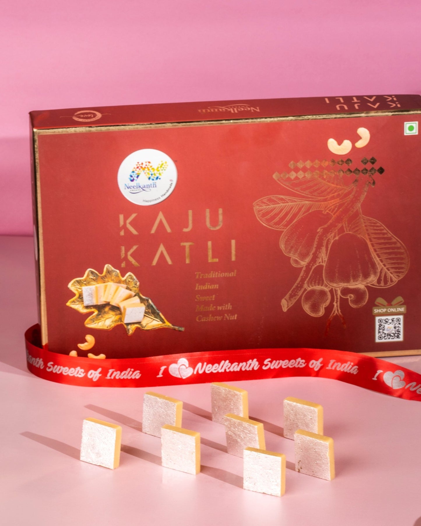 Kaju Barfi - www.neelkanthsweets.com