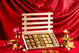 Assorted Dry Fruit Sweets 28pcs in Wooden Box - www.neelkanthsweets.com